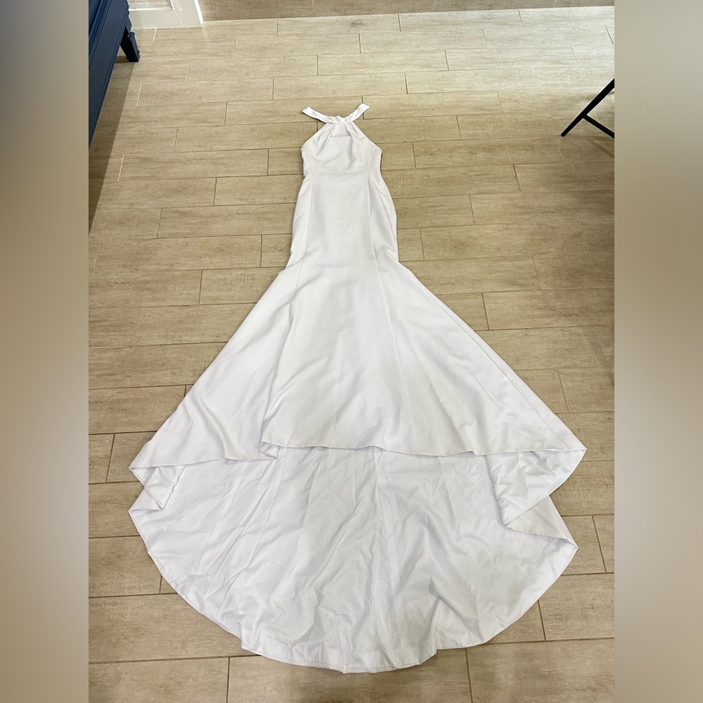 High Neck Mermaid Wedding Dress